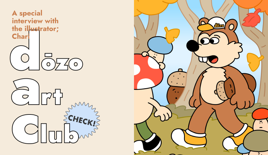 諸行無常をポップに描くイラストレーター・Chariがみつめる、秋🍂《dōzo art club》