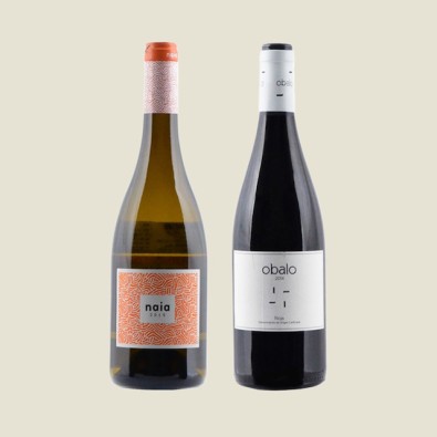 スペインワインセット　オバロ（赤）&ナイア（白）