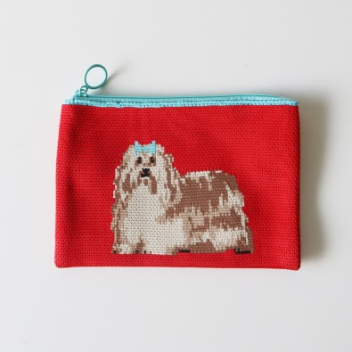 Joli Joli
ジャガードポーチ（WAVY DOG）