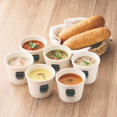Soup Stock Tokyo
人気スープとパンのセット