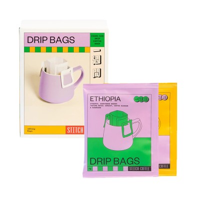 Stitch Coffee
Isshu-Kan Ethiopia Drip Bags BOX（10パック入り）